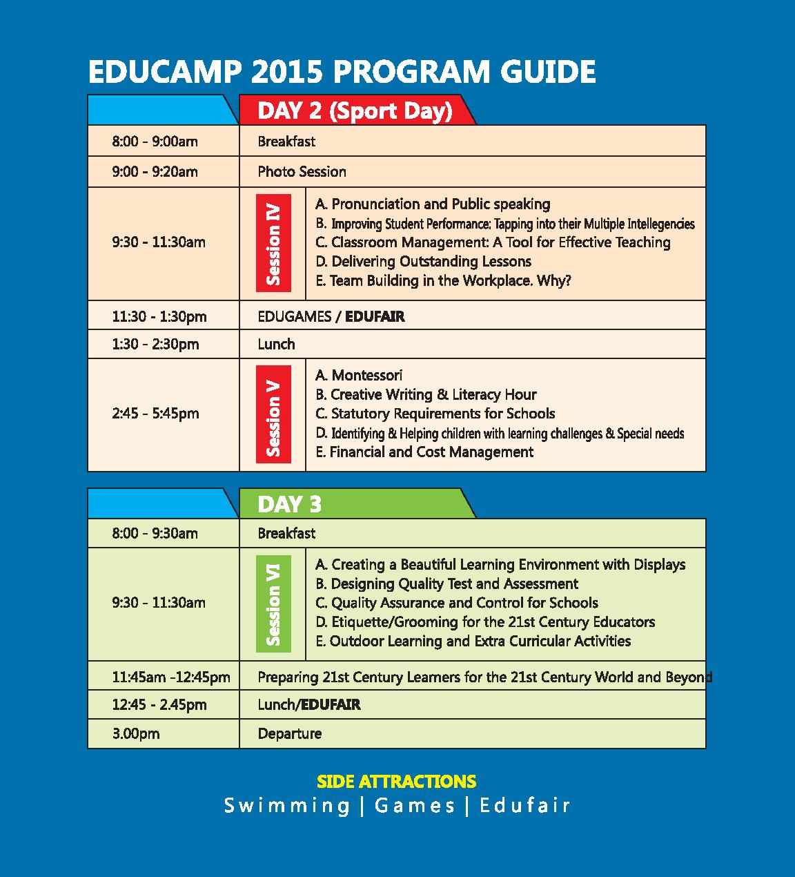 EDUCAMP - Meadow Hall Consult